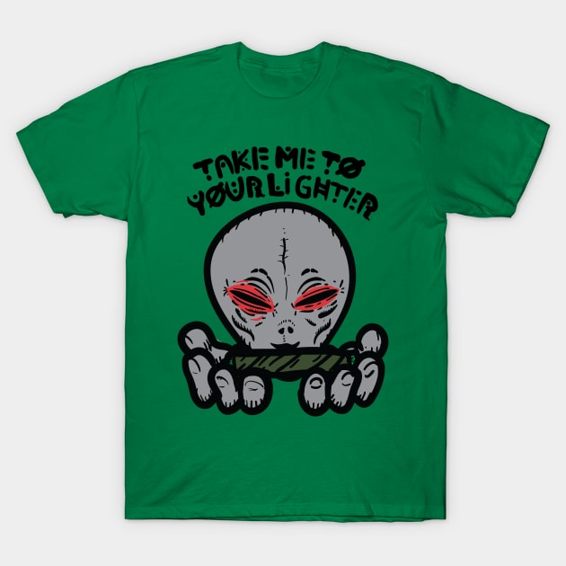 Take Me To Your Lighter T-Shirt by jonah block